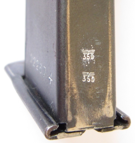 Walther P38 0-series (2nd variation) magazine