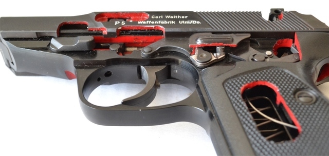 Walther P5 Schnitt Cutaway
