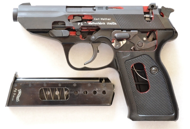 Walther P5 Schnitt Cutaway