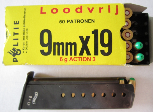 Dutch police Action3 ammunition 9x19mm